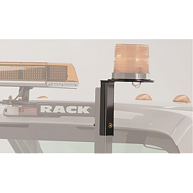 BackRack Headache Rack Light Mount Black Teardrop - 81003