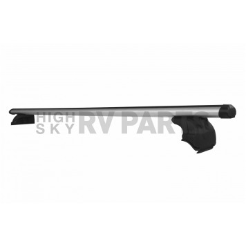 Black Horse Offroad Roof Rack Aluminum Silver 52 Inch Set of 2 Cross Bars and Hardware - TR52SI-1