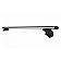 Black Horse Offroad Roof Rack Aluminum Silver 52 Inch Set of 2 Cross Bars and Hardware - TR52SI