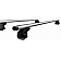 Black Horse Offroad Roof Rack Aluminum Silver 52 Inch Set of 2 Cross Bars and Hardware - TR52SI
