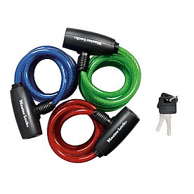 Master Lock Starter Sentry Cable Lock 5/16 Inch x 6 Feet Steel - 8127TRI