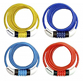 Master Lock Starter Sentry Cable Lock 1/4 Inch x 5 Feet Braided Steel - 8152D