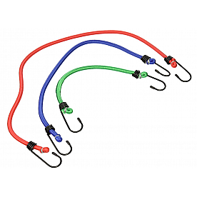 Performance Tool Bungee Cord Rubber Red/ Blue/ Green 10 Pieces - 1929