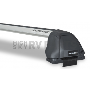 Rhino-Rack USA Roof Rack - 45.8 Inch Front/ 45.6 Inch Rear Silver - RS632