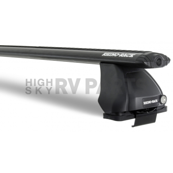 Rhino-Rack USA Roof Rack - Glass Reinforced Nylon Leg 46 Inch Black 2 Bars - JA1908