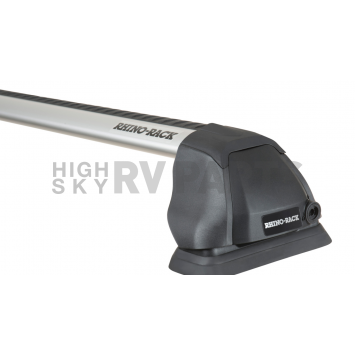 Rhino-Rack USA Roof Rack - 38.85 Inch Front/ 37 Inch Rear Silver - RS602