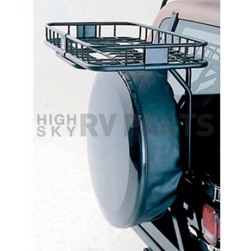 Rugged Ridge Cargo Carrier - Spare Tire Mount - 50 Pound Capacity Steel - 1123711