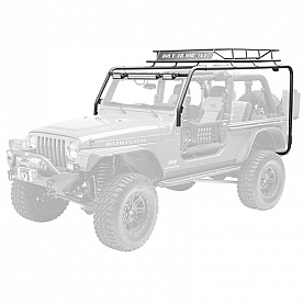 Body Armor Roof Rack Base Kit - TJ-6124-1
