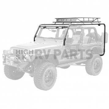 Body Armor Roof Rack Base Kit - TJ-6124-1