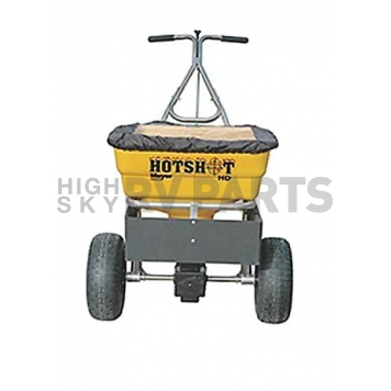 Meyer Products Salt Spreader 100 Pound Capacity Up to 25 Foot Spread Pattern - 38190