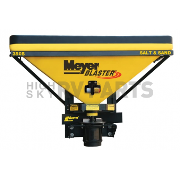 Meyer Products Salt Spreader 350 Pound Capacity Up to 25 Foot Spread Pattern - 37000
