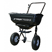 Meyer Products Salt Spreader 85 Pounds Capacity Up to 25 Foot Spread Pattern - 38115