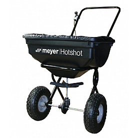 Meyer Products Salt Spreader 85 Pounds Capacity Up to 25 Foot Spread Pattern - 38115