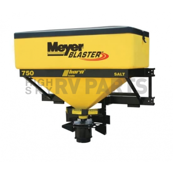 Meyer Products Salt Spreader 750 Pound Capacity Up to 25 Foot Spread Pattern - 39010