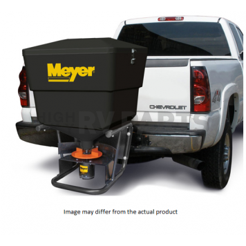 Meyer Products Salt Spreader 750 Pound Capacity Up to 25 Foot Spread Pattern - 39100-1