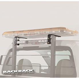 BackRack Headache Rack Light Mount Black Heavy L Brackets - 91006