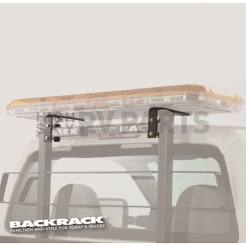 BackRack Headache Rack Light Mount Black Heavy L Brackets - 91006