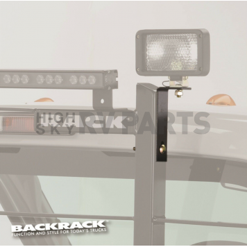 BackRack Headache Rack Light Mount Black L Bracket - 91005