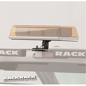 BackRack Headache Rack Light Mount Black Rectangle - 91002REC