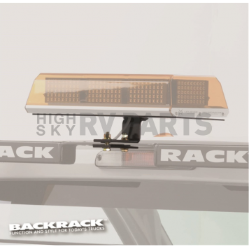 BackRack Headache Rack Light Mount Black Rectangle - 91002REC