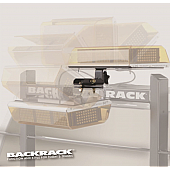 BackRack Headache Rack Light Mount Black Rectangle - 91002RECF