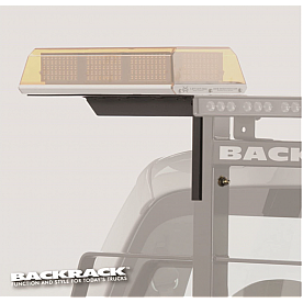 BackRack Headache Rack Light Mount Black Rectangle - 91007