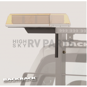 BackRack Headache Rack Light Mount Black Rectangle - 91007
