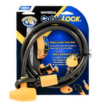 Camco Cable Lock 60 Inch Steel With 2 Keys - 44290-2