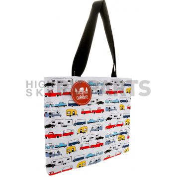 Camco Gear Bag White Tote Style With 1 Interior Pocket - 53203-2