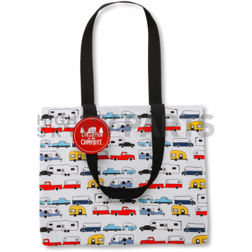 Camco Gear Bag White Tote Style With 1 Interior Pocket - 53203