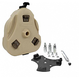 Daystar Cargo Organizer Triangular Plastic Spare Tire Location 2 Gallon - KJ72001TN