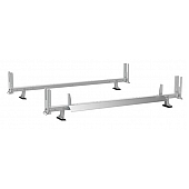 KargoMaster Ladder Rack - Covered Utility 2 Bars Aluminum - 4A821