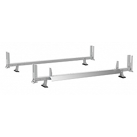 KargoMaster Ladder Rack - Covered Utility 2 Bars Aluminum - 4A821