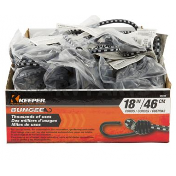 Keeper Corporation Bungee Cord 18 Inch Rubber - 06019-2
