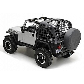 Smittybilt Exterior Cargo Net Nylon Roll Cage Black - 571135