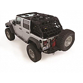 Smittybilt Exterior Cargo Net Nylon Roll Cage Black - 581135