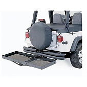 Smittybilt Trailer Hitch Cargo Carrier - 500 Pound Capacity Steel - 7700