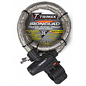 Trimax Locks Cable Lock 0.86 Inch x 36 Inch Stainless Steel - TG2236SX