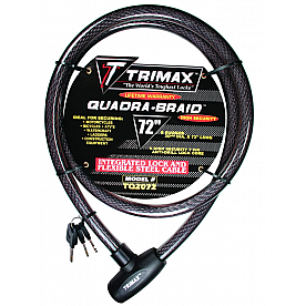 Trimax Locks Cable Lock 0.78 Inch x 72 Inch Steel - TQ2072
