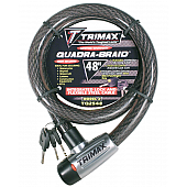 Trimax Locks Cable Lock 0.98 Inch x 48 Inch Steel - TQ2548
