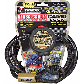 Trimax Locks Cable Lock 0.39 Inch x 108 Inch Steel - VMAX9CAMO