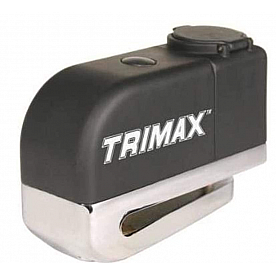 Trimax Locks Motorcycle Lock Black And Silver Disc Rotor - TAL7PB