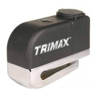Trimax Locks Motorcycle Lock Black And Silver Disc Rotor - TAL7PB