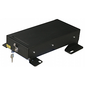 Tuffy Security Cargo Organizer Under Driver Side Seat Black Steel - 24801