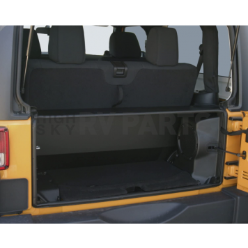 Tuffy Security Cargo Organizer Rear Seat Black Steel - 28201-1