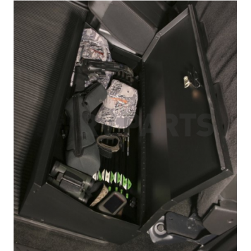 Tuffy Security Cargo Organizer Under Driver Side Seat Black Steel - 28701-1