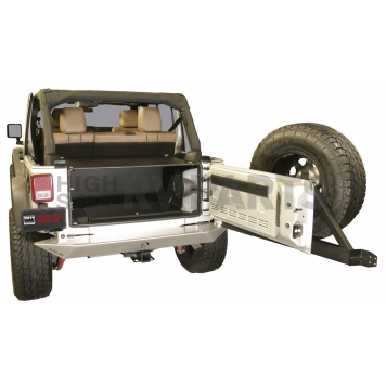 Tuffy Security Cargo Organizer Rear Seat Black Steel - 29901-1