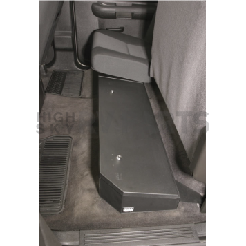 Tuffy Security Cargo Organizer Under Rear Seat Black Steel - 30701-1
