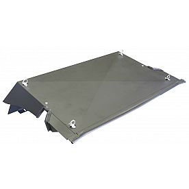 Tuffy Security Cargo Organizer Rear Seat Black Steel - 31001