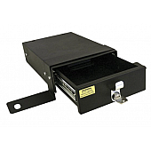 Tuffy Security Cargo Organizer Under Driver Side Seat Black Steel - 33501